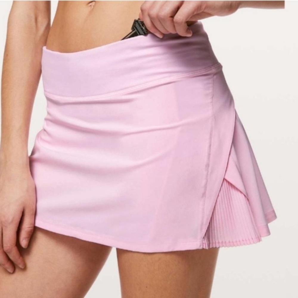 Lululemon Play Off the Pleats Skort - pink